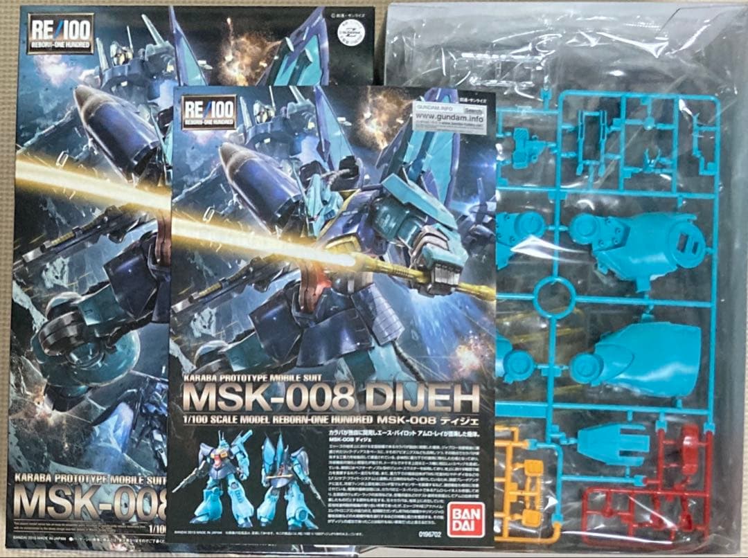 RE100 1/100ヤクトドーガ ギュネイ機、ディジェ 計2点