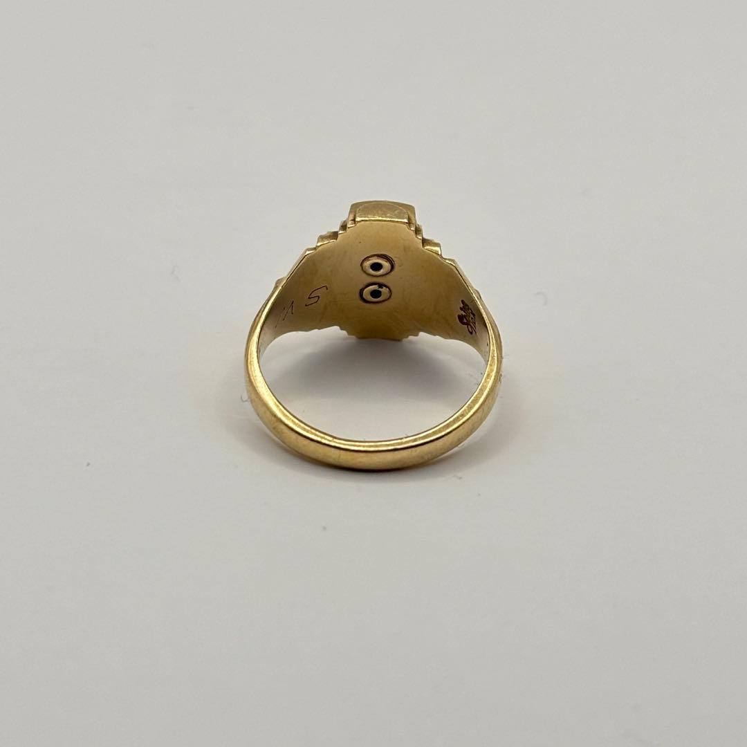 K10 10金 1955 カレッジリング 11号