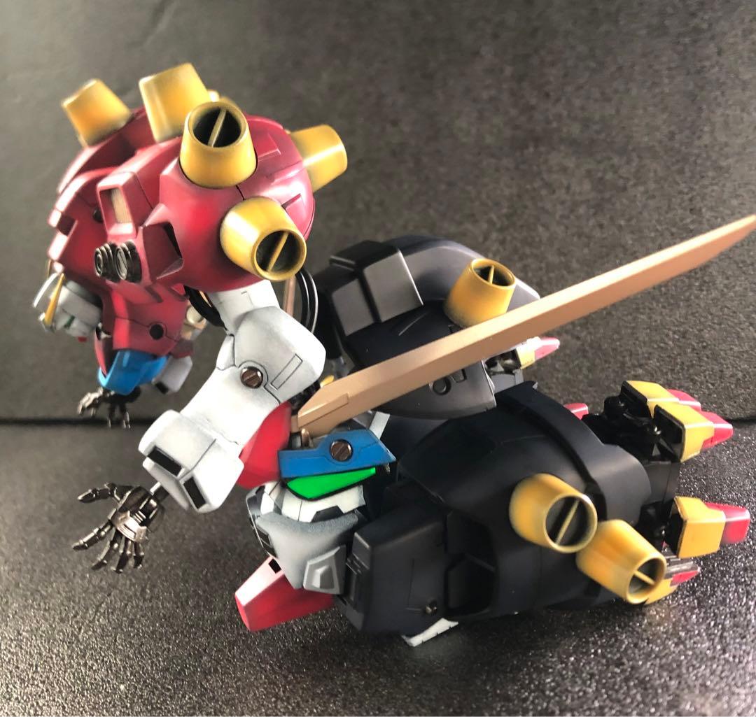 ガンプラ　バンダイ　デビルガンダム　旧キット　改造　全塗装　完成品【Gガンダム】
