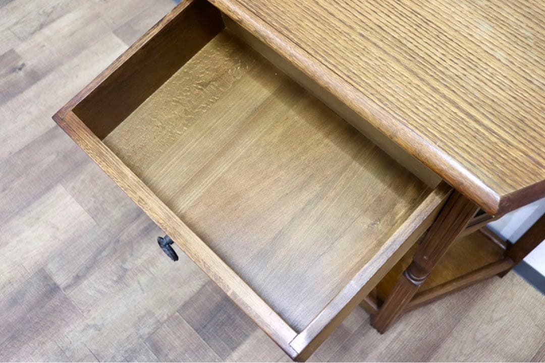 GMHH510○西洋 英国 アンティーク コンソールテーブル サイドテーブル 引