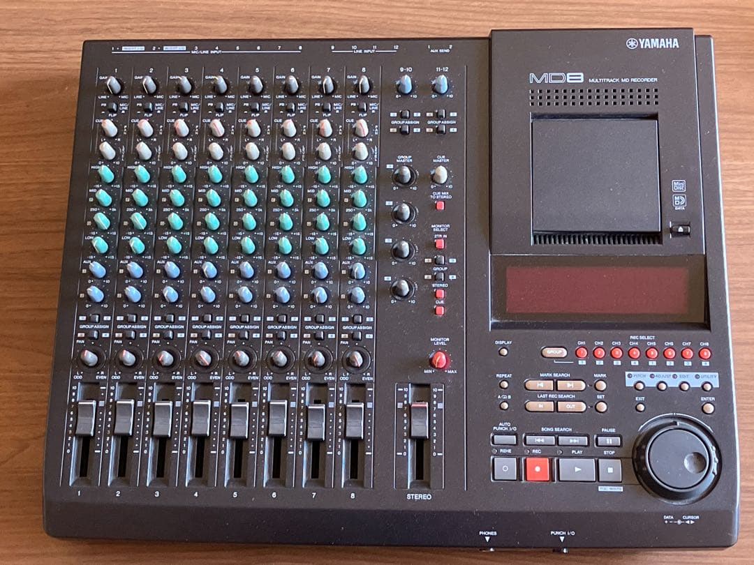 YAMAHA MD8【MD-DATA使用MTR】