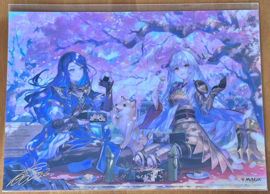 MTG 放浪皇 お花見キャンペーン フルセット プレイマット ナーセット