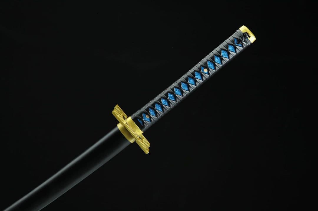 1065-武具 刀装具 日本刀　模造刀 居合刀 武士道 武蔵 鑑賞用 手鍛造打