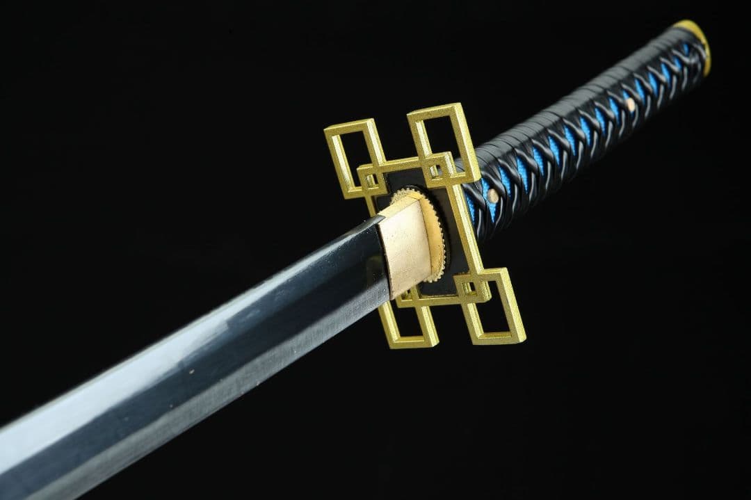 1065-武具 刀装具 日本刀　模造刀 居合刀 武士道 武蔵 鑑賞用 手鍛造打