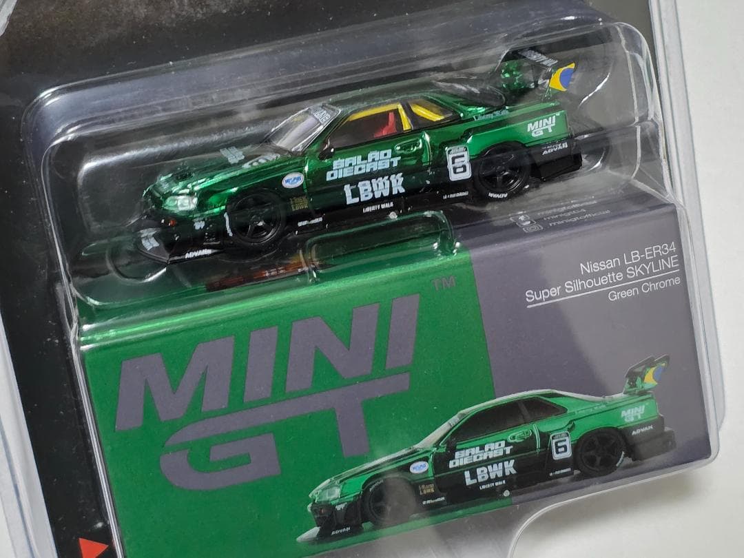 MINIGT LBWK ER34ブラジル限定イベントサイン付き
