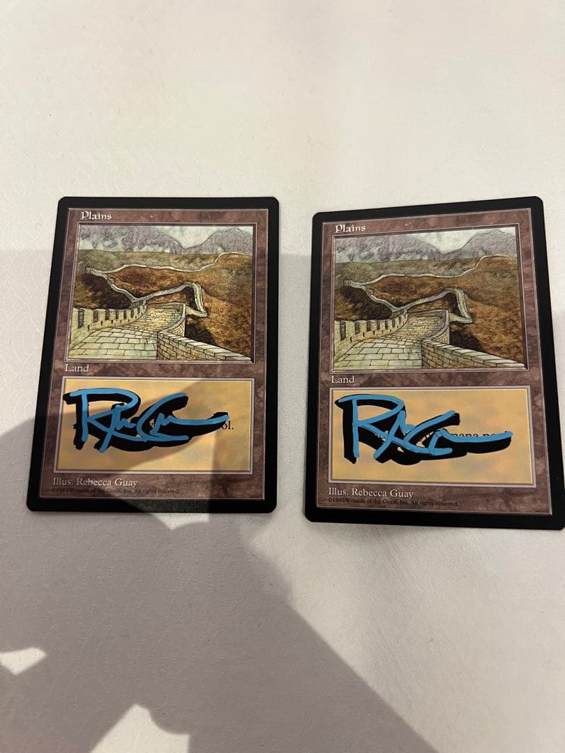 mtg APAC3平地/Plains Rebecca Guay 2枚セット