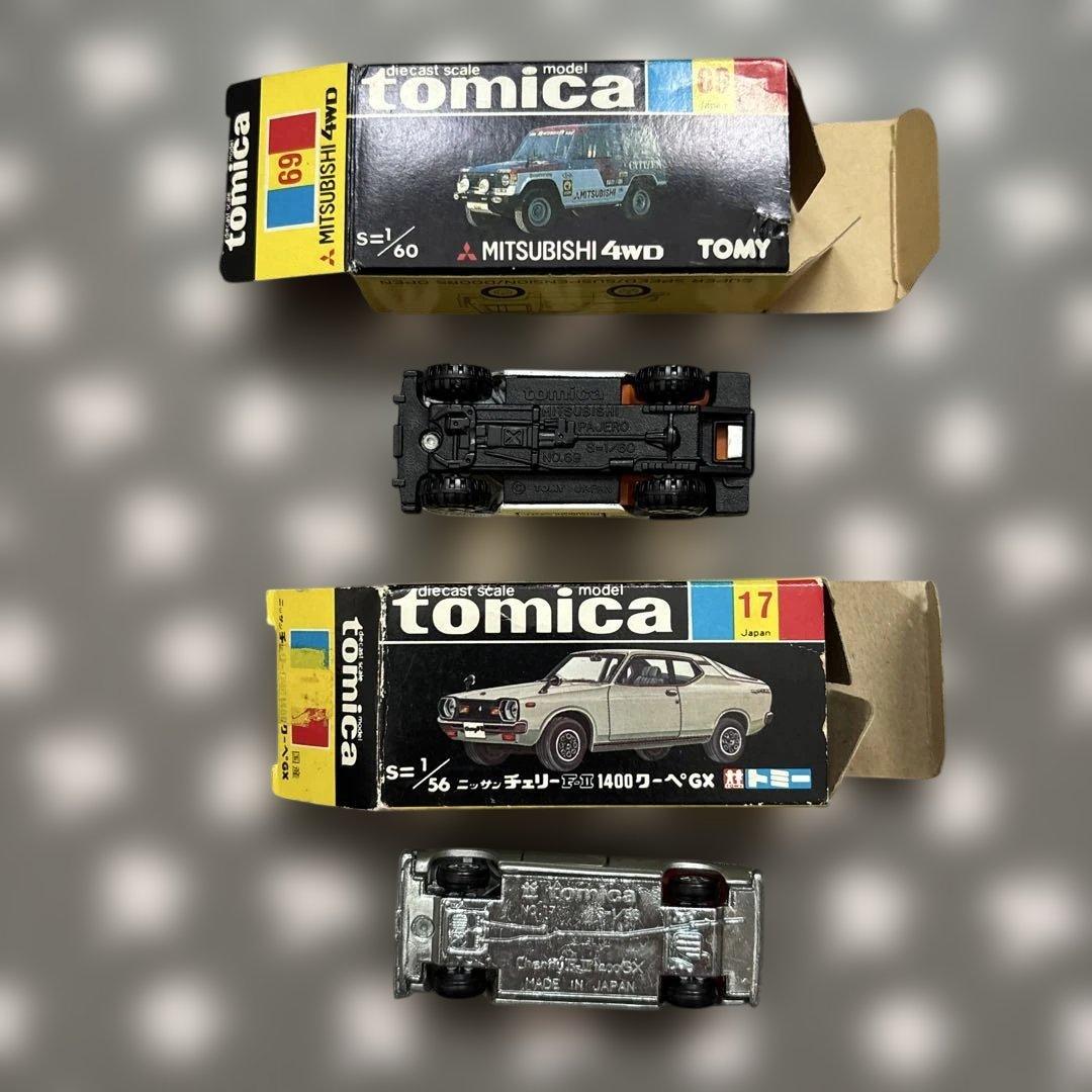 黒箱トミカ全て日本製、6台セット当時物
