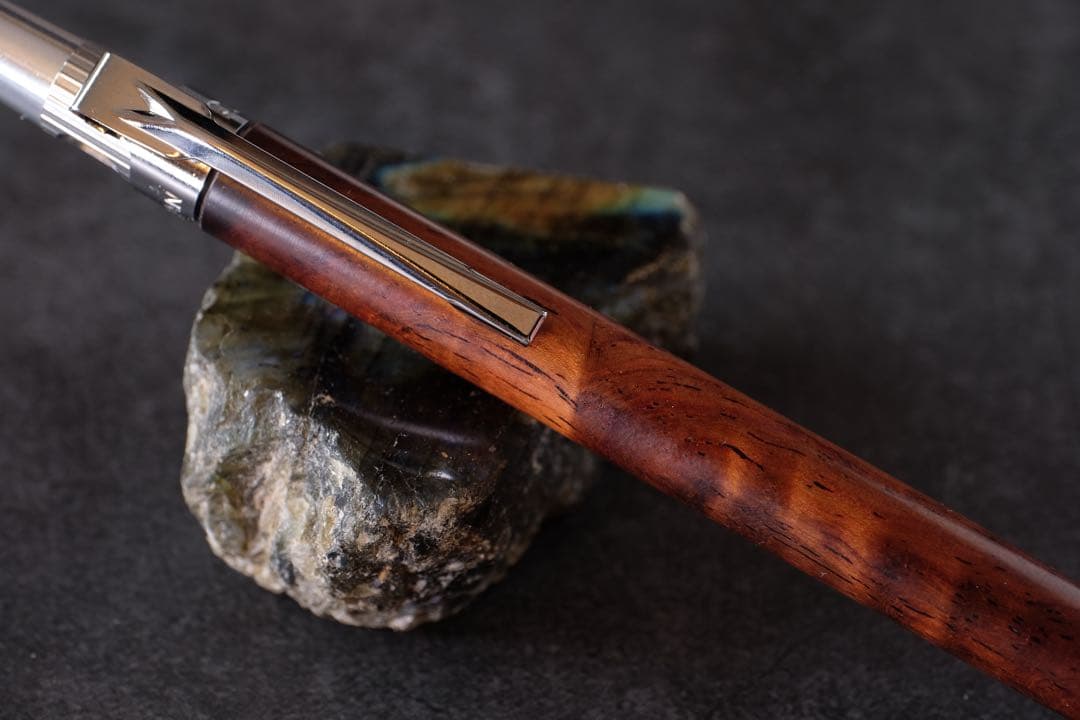 高村杢工房PG5木軸カスタムシャープペンシル0081 ホンジュラスローズ瘤