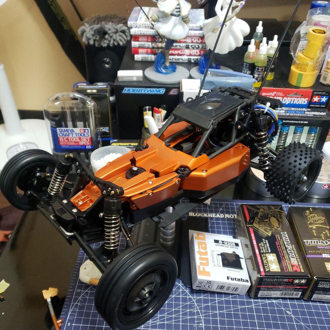 タミヤ 2025 DT04 ファイターネクスジェン カスタム ブラシレスセット②