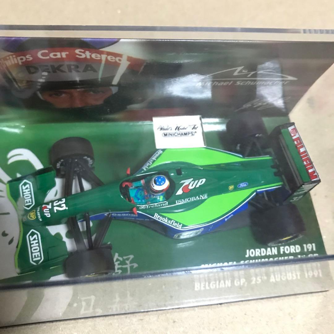 ミニチャンプス 1,/43 ジョーダン191 シューマッハ
