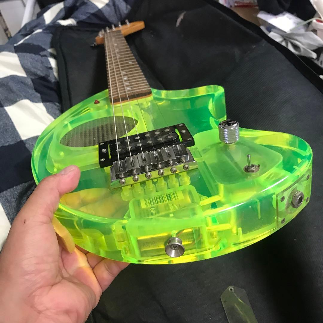 Fernades ZO-3 スケルトン イエロー ディストーション