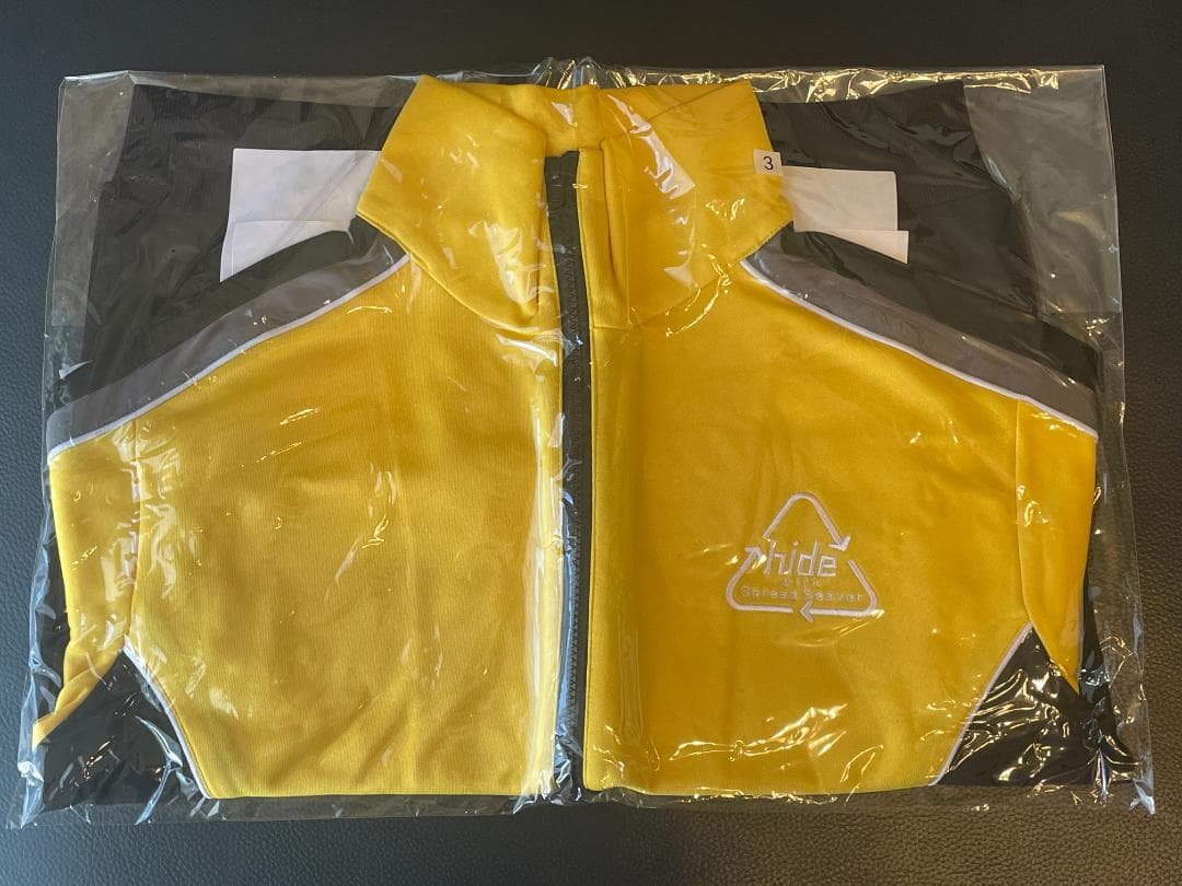 正規品　サイズ3　hideサイドカーブジャージ　イエロー　LEMONeD