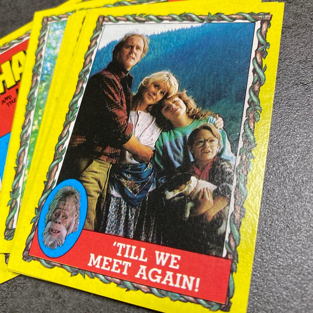 超レア！　1987 TOPPS ハリーとヘンダーソン一家　トレーディングカード