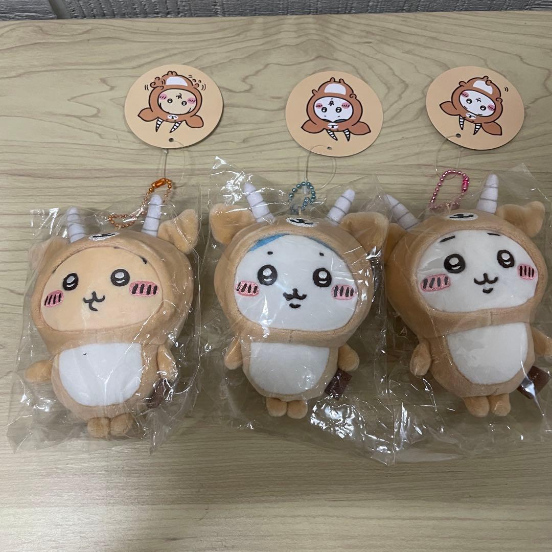 【未開封】ちいかわ 早インパラぬいぐるみマスコット 4種セット ナガノマーケット