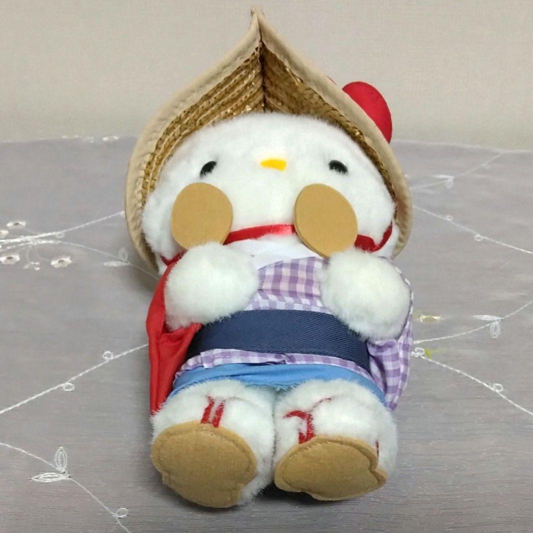 ご当地キティ　福岡限定　博多どんたく　ハローキティ　ぬいぐるみ　2001年