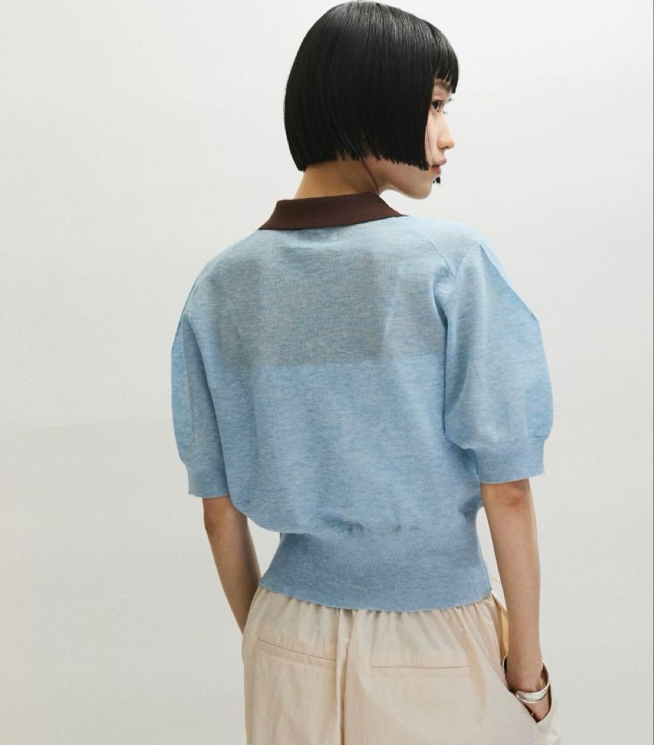 ラミーニットポロシャツ　アダムエロペ