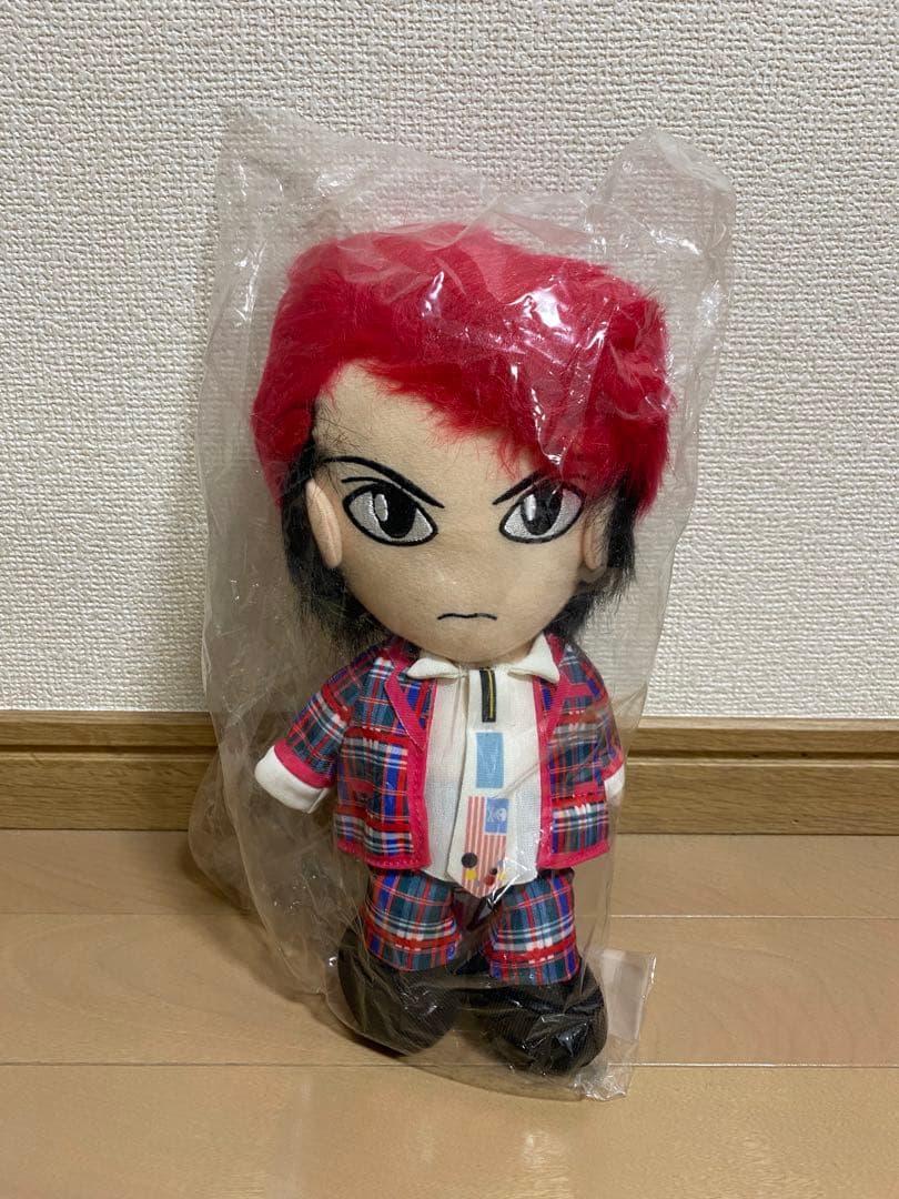 未開封新品　X JAPAN　hide　ALIVE　チェック柄スーツ　ぬいぐるみ