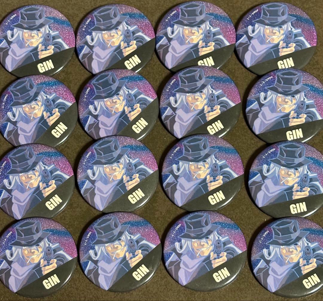 名探偵コナン　ジン　缶バッチ