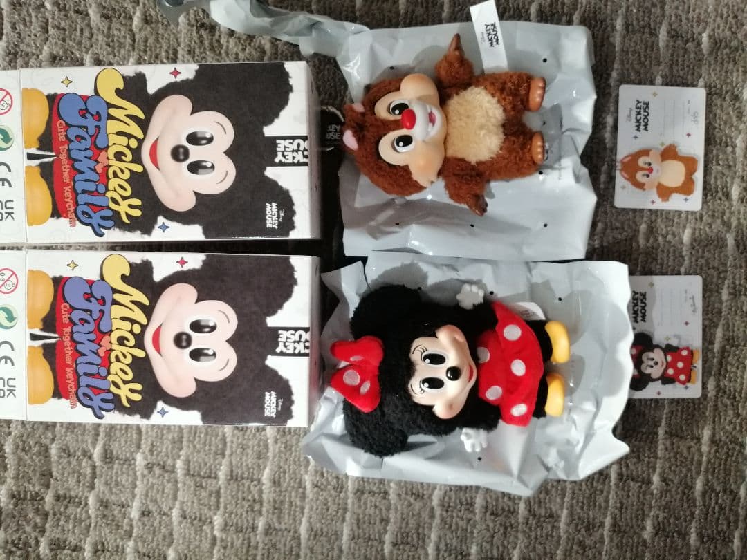 ミッキーファミリー ぬいぐるみセット 8個入り