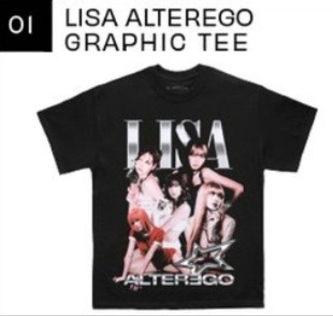 【即日発送】BLACKPINK LiSA Tシャツ Mサイズ ポップアップ