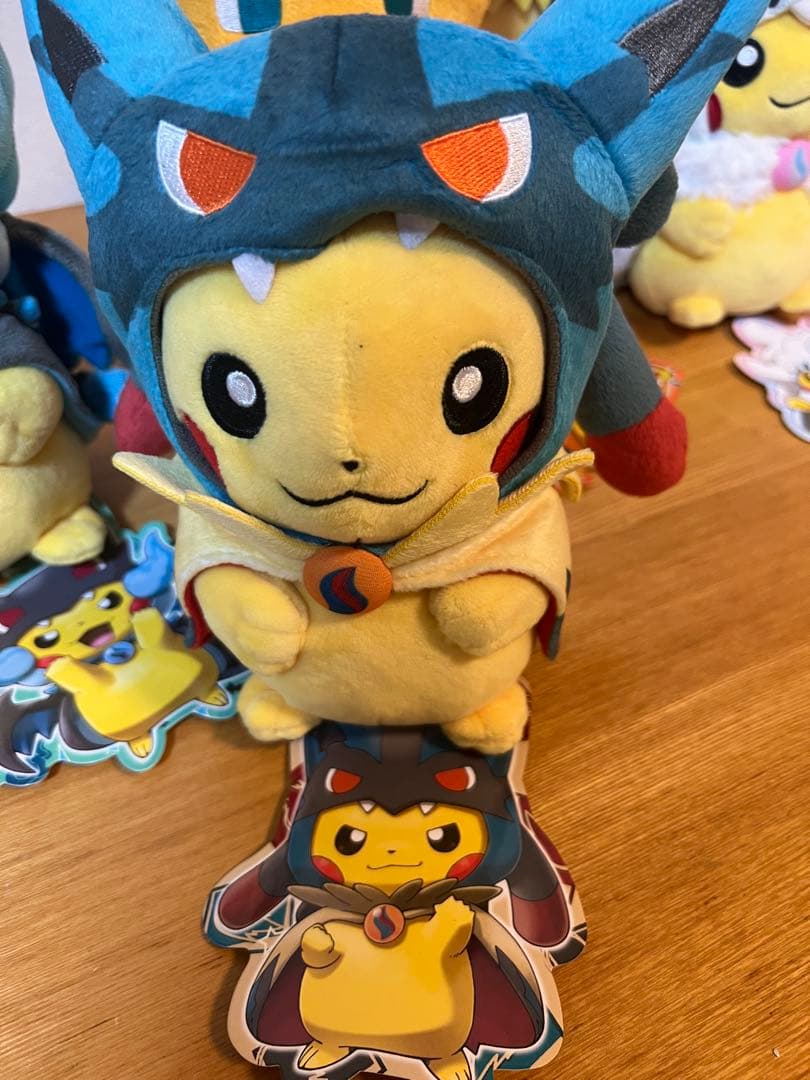ポンチョを着たピカチュウ ぬいぐるみ　セット