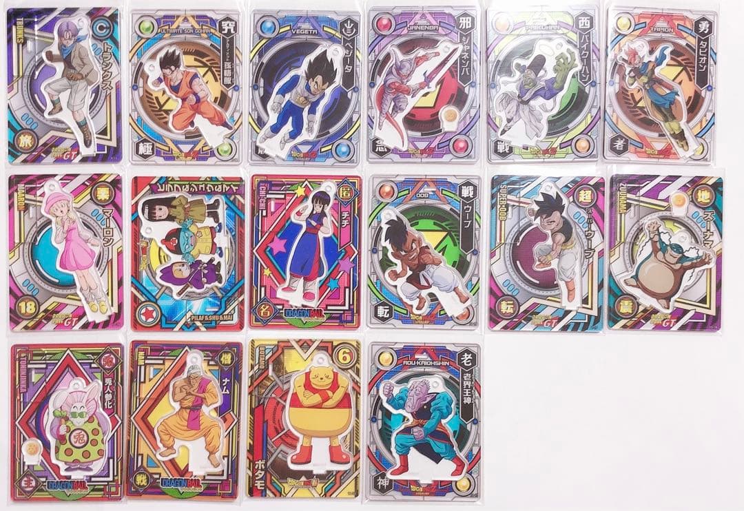 ドラゴンボール アクリルdeカード まとめ売り 16点