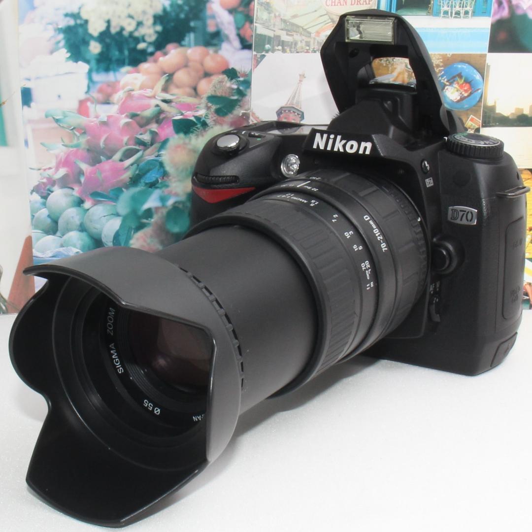 ❤️新品カメラバック付き❤️ニコン D70 超望遠 レンズセット❤️