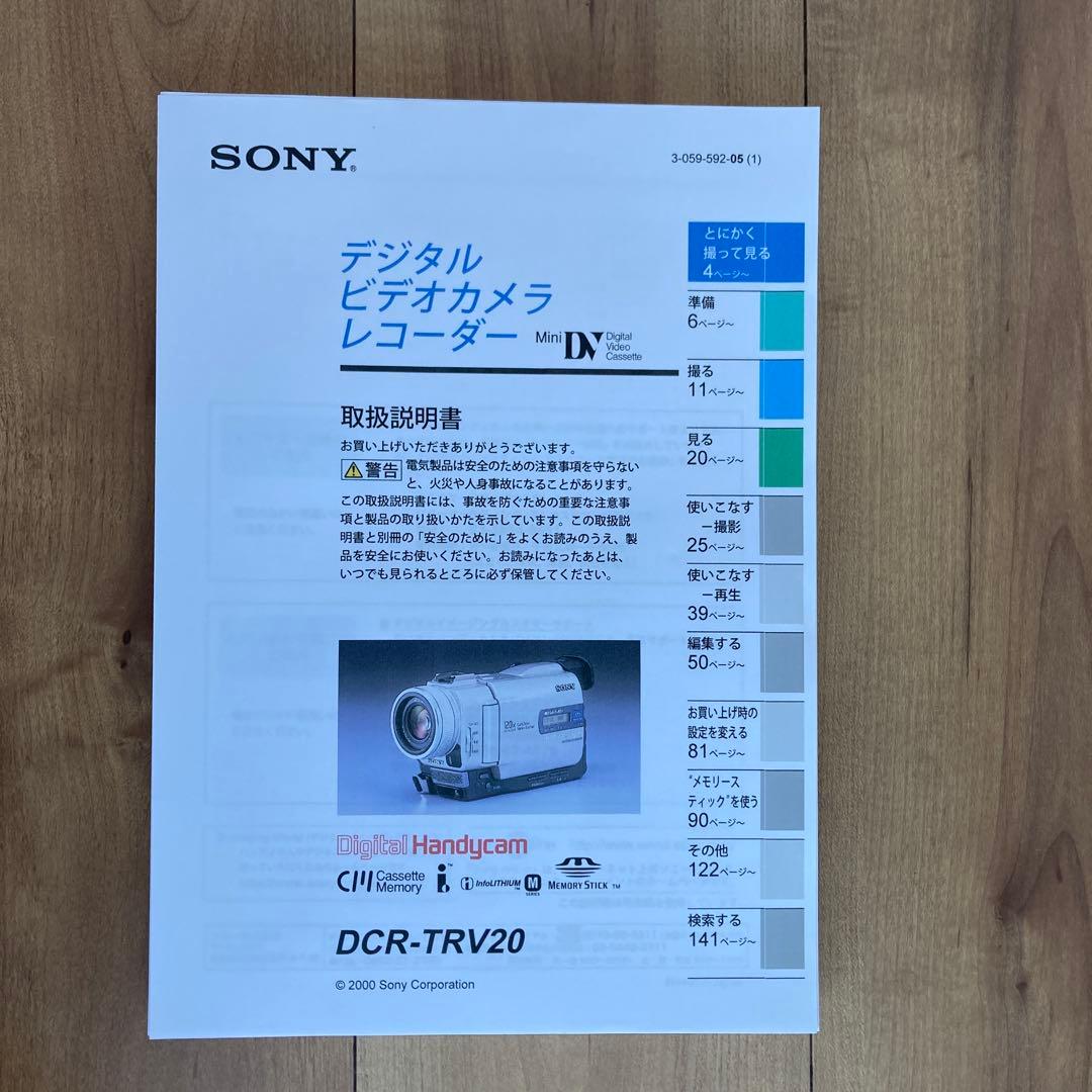 SONY ソニー DCR-TRV10 デジタルビデオカメラ MiniDV