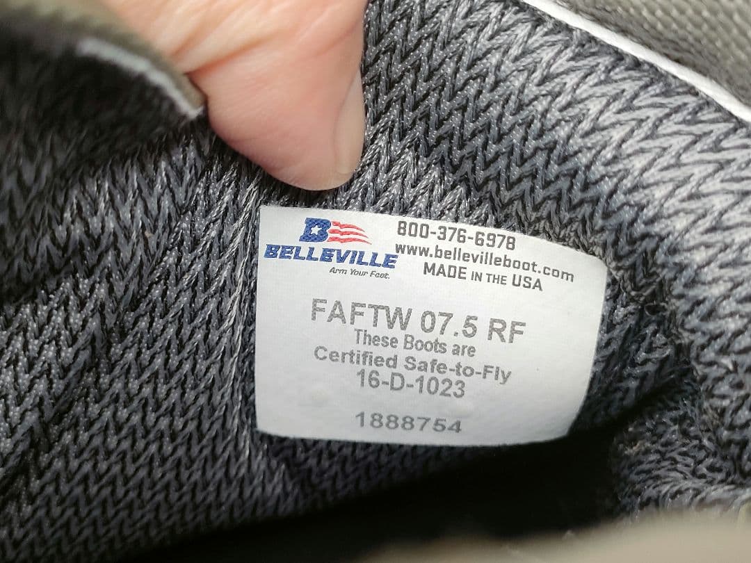 【未使用】Belleville 7.5R ゴアテックス ブーツ ビブラムソール