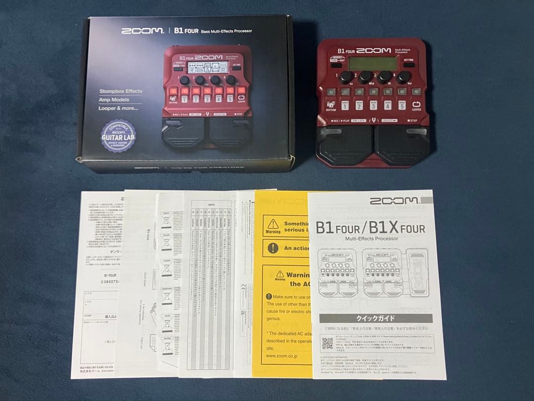 ZOOM B1 FOUR ベース用マルチエフェクター
