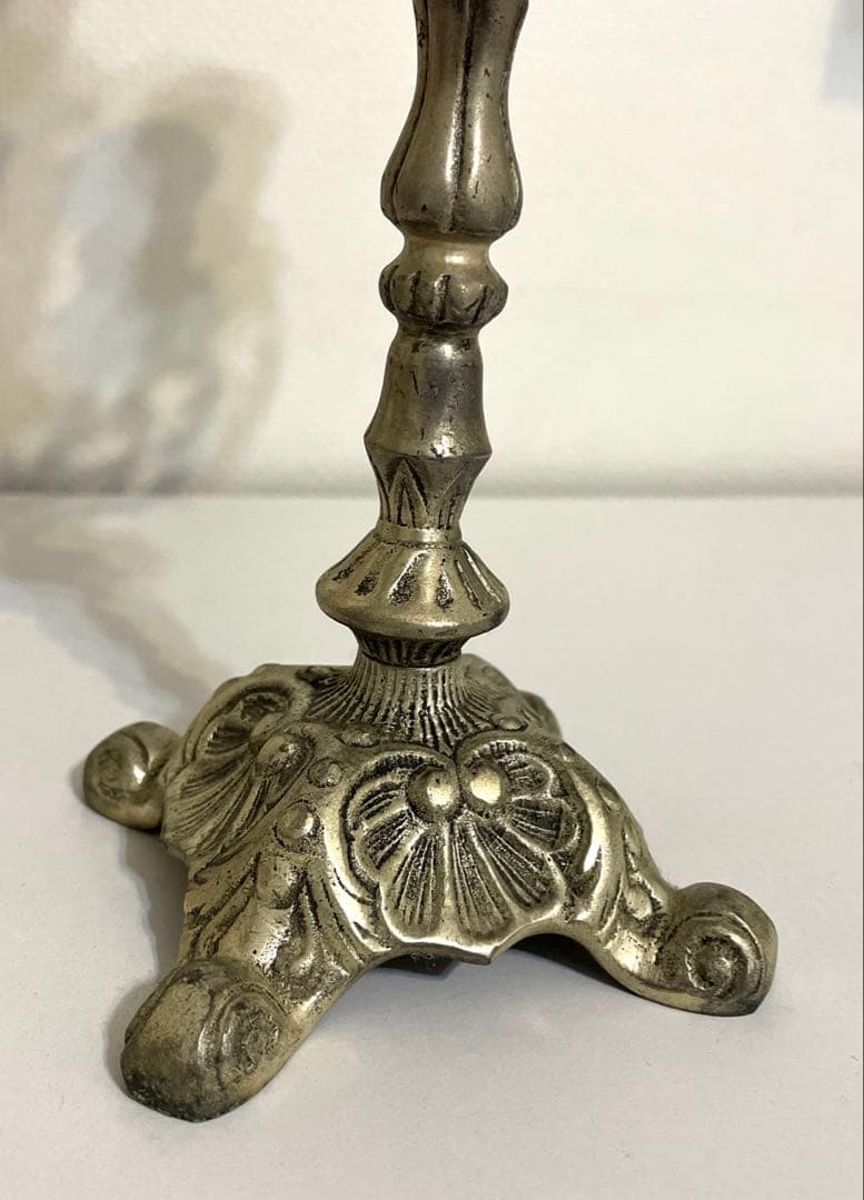 キャンドルホルダー アンティークゴールドキャンドルスタンド 北欧輸入雑貨　蝋燭台