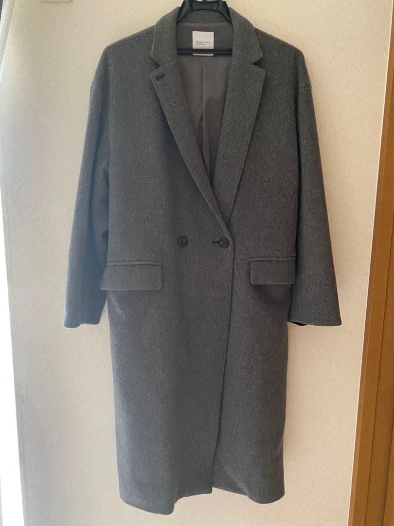 ★美品★北欧、暮らしの道具店　3WAYアレンジ襟のかろやかチェスターコート