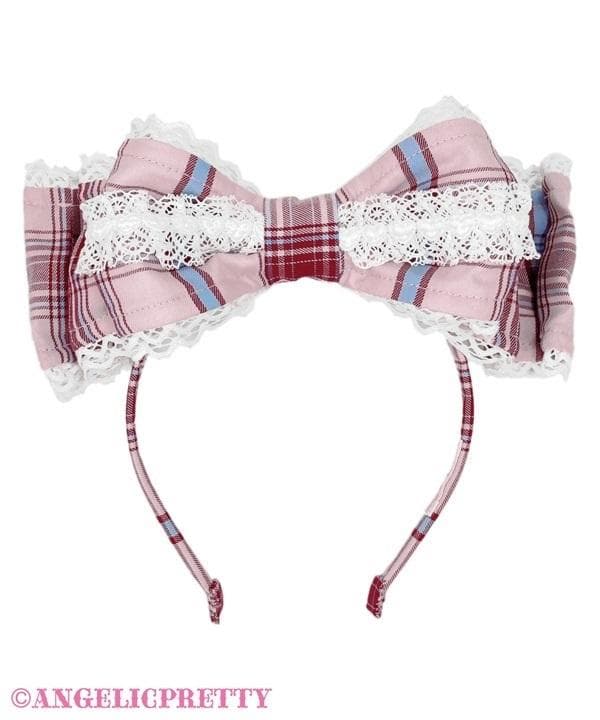 Angelic Pretty Prettyくるりんカチューシャ（タータン）