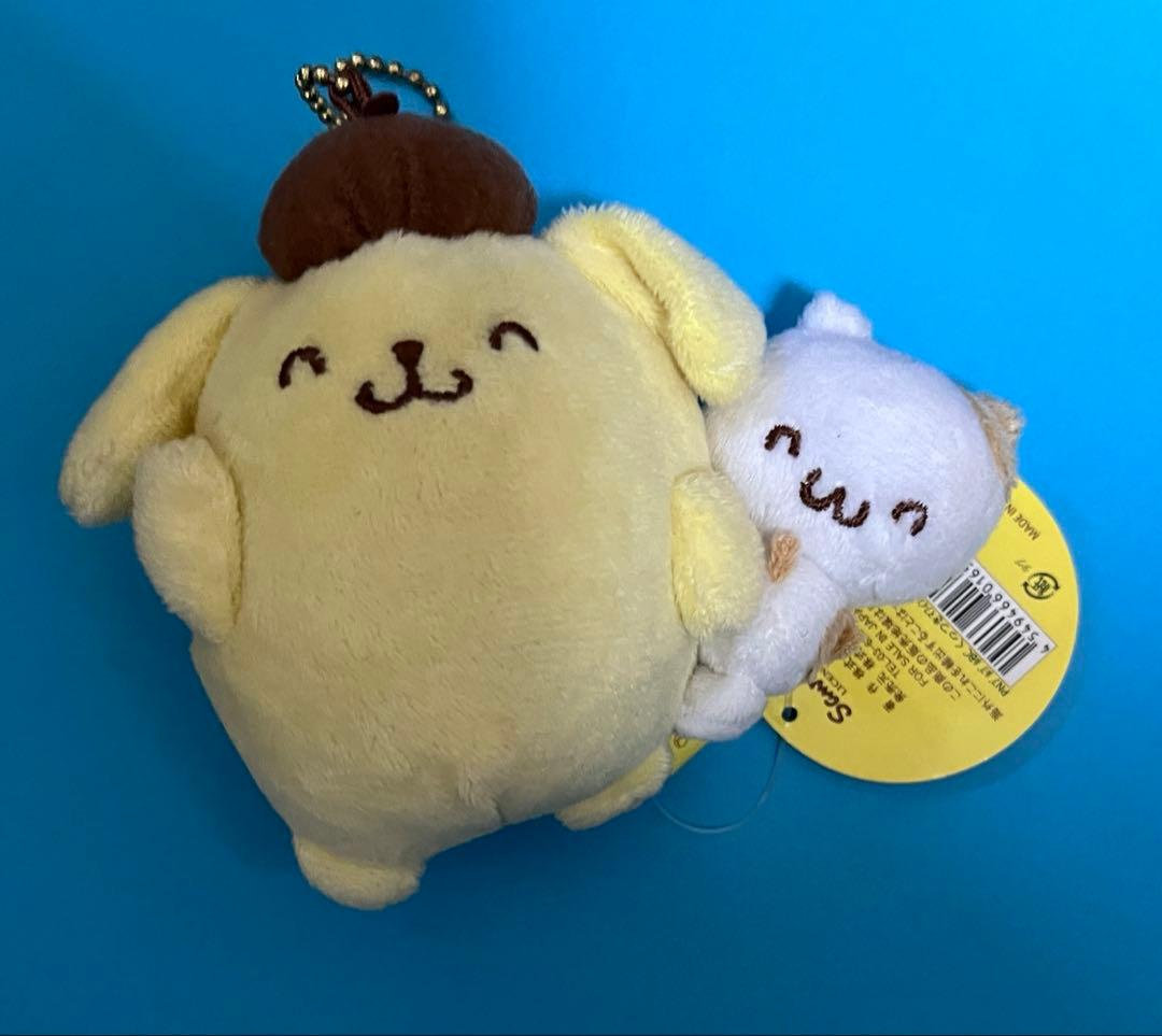 サンリオ ボムポムプリンプルプル くっつきマスコット マフィン キ一ホルダ一