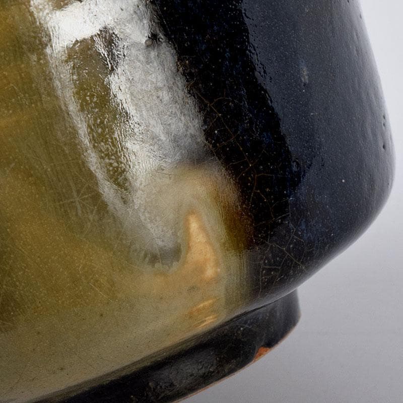 茶道具　高取焼　筒茶碗　時代箱　Z　8436