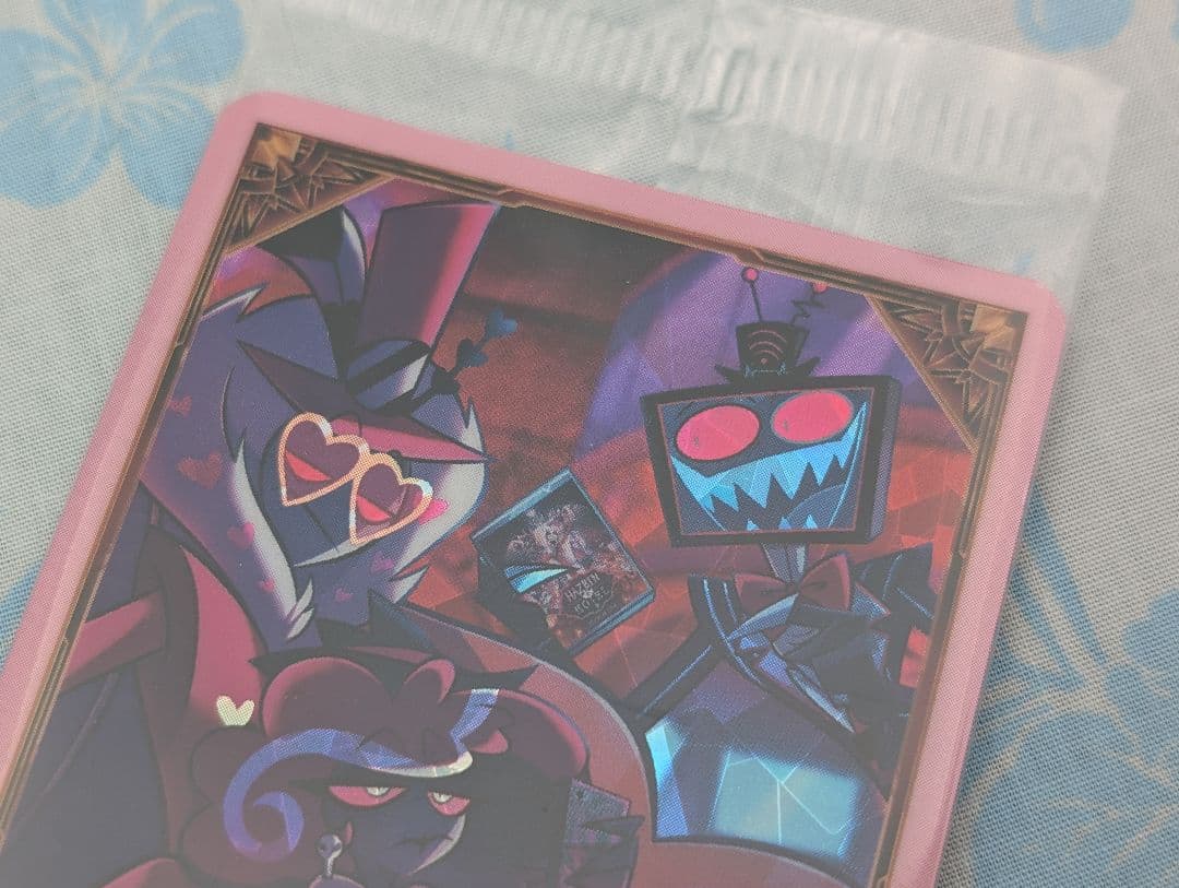 カード・フォト・ブロマイド Hazbinhotel pink cracked ice Hate watch