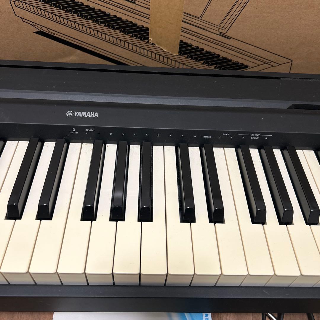 YAMAHA ブラック電子ピアノ88鍵盤　P-45B 2015年製
