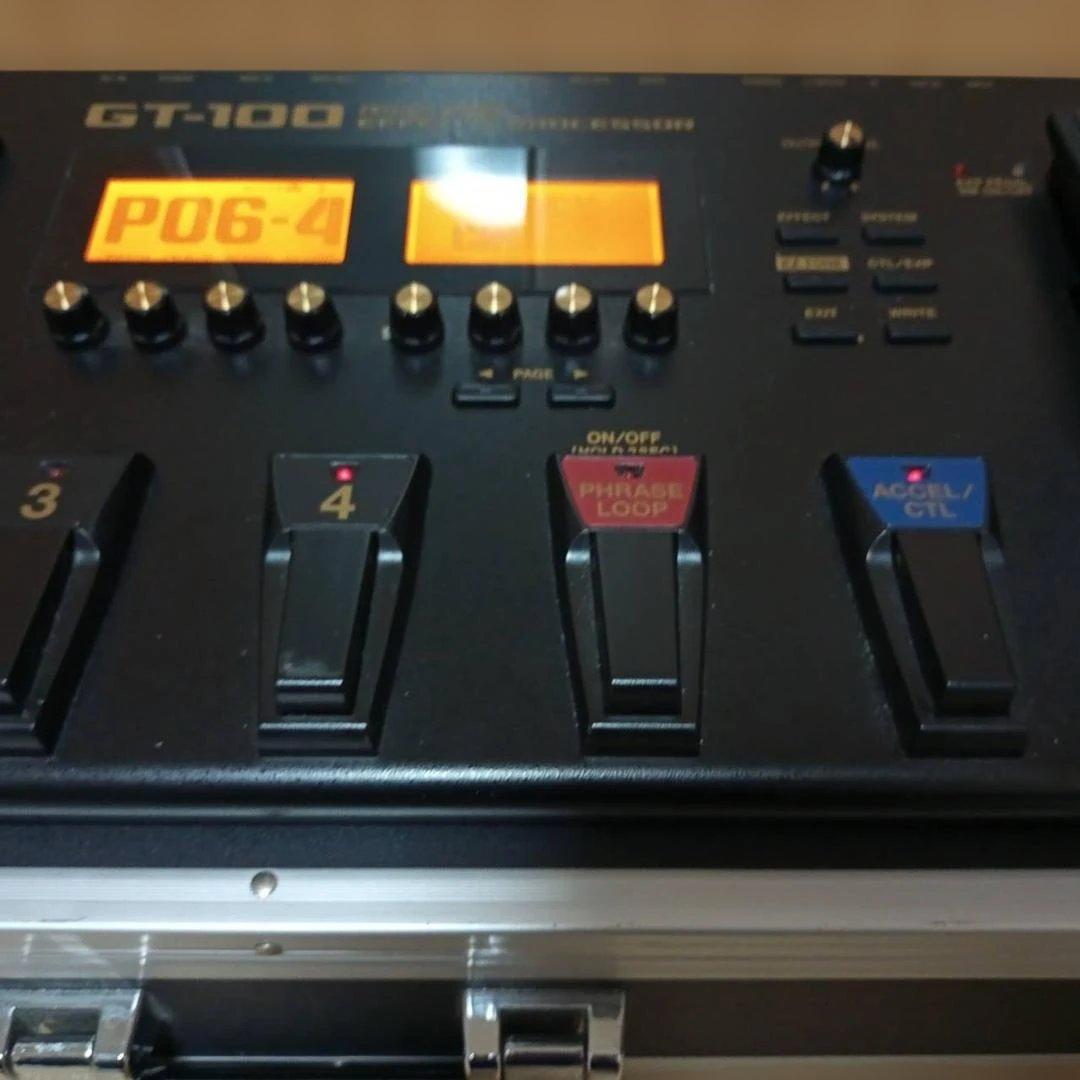 BOSS GT-100 マルチエフェクター 電源コード ハードケース付属
