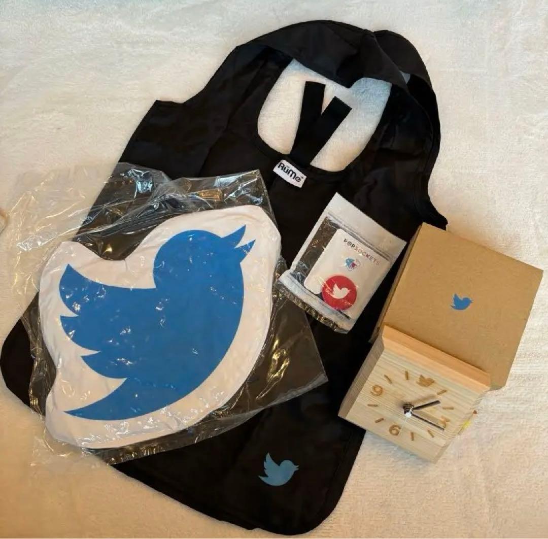 レア非売品☆Twitteノベルティ 青い鳥グッズセット