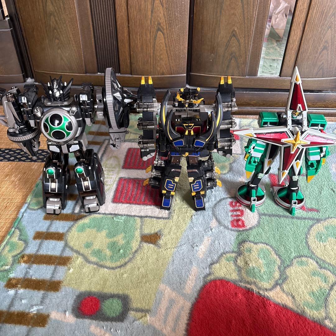 忍風戦隊ハリケンジャー超合金　轟雷旋風神　ブラックver. 轟雷神　天空神