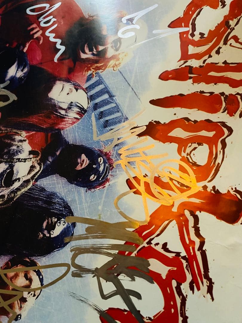 Slipknot のサイン入りポスター