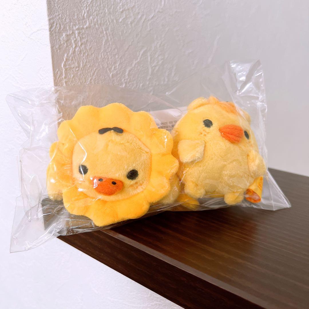 キイロイトリzoo らいおん親子　てのりぬいぐるみセット　東京駅店限定