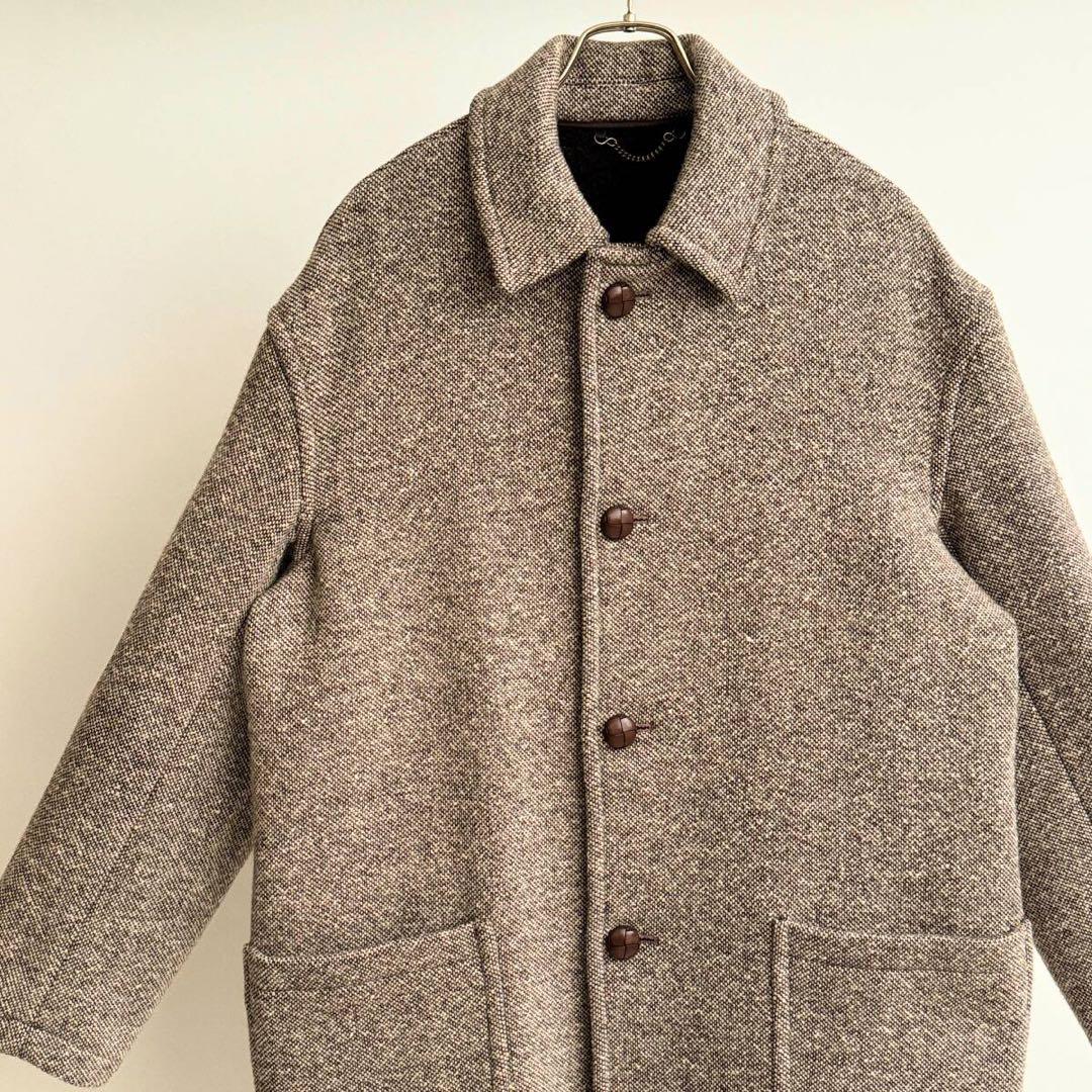 Brooks Brothers 英国製 ツイードハーフコート