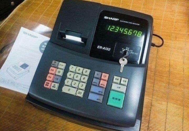 シャープレジスター　ER-A132　簡単便利特殊　送料込　008822