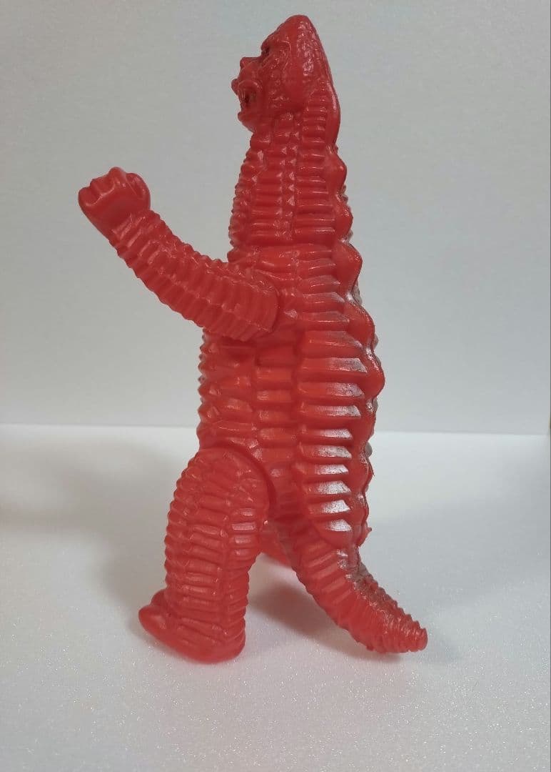 レッドキング　無版権　パチ ポリ製　駄玩具　昭和レトロ 怪獣　当時物　ウルトラ