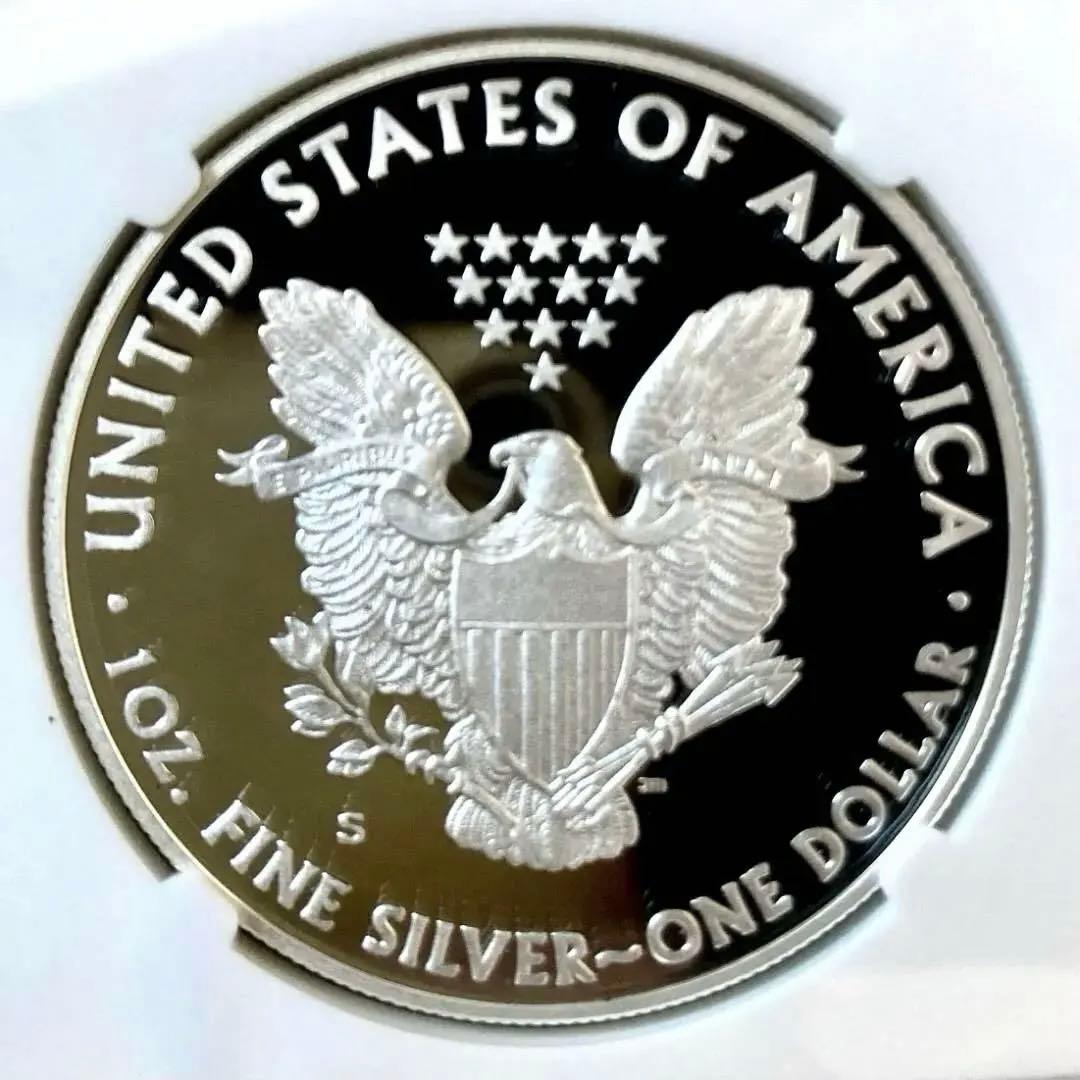 NGC最高鑑定★2012年アメリカ1ドル シルバーイーグル銀貨★PF70UCER