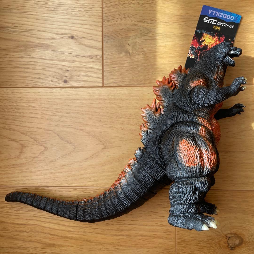 【希少タグ付】1995年 バーニングゴジラ ソフビ フィギュア 東宝