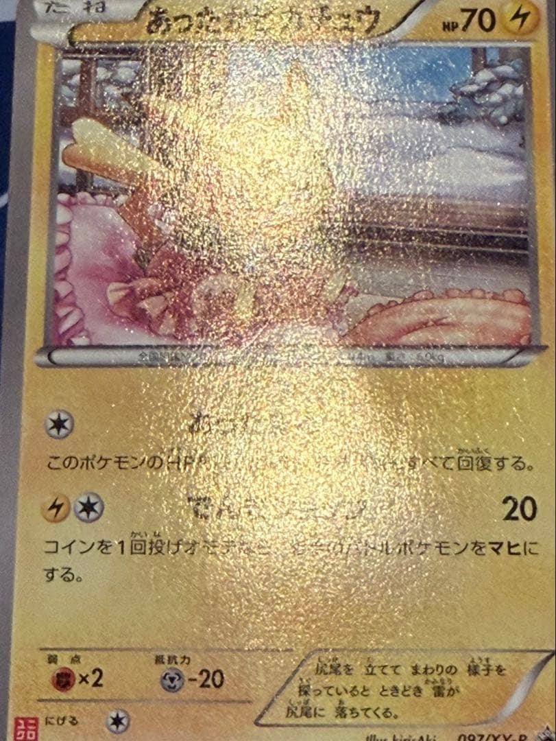 あったかピカチュウ4枚セット