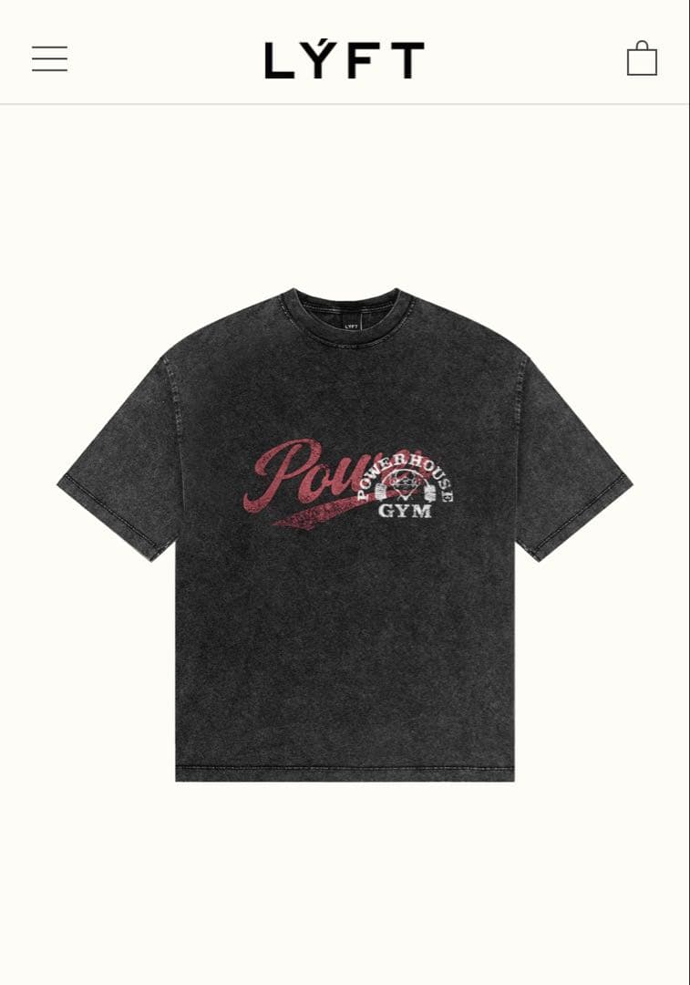 ソ*ト様 Lyft×Powerhouse Gym Tシャツ L ブラック 新品