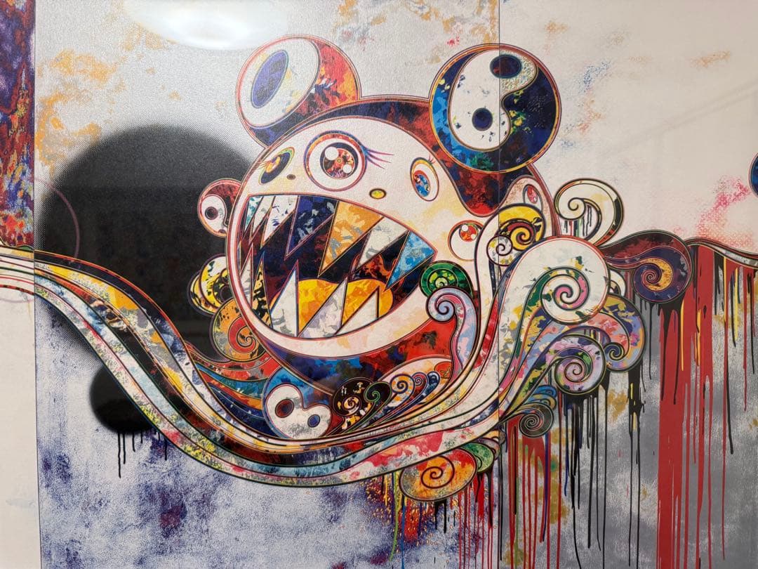 真作 村上隆 「727×772」 版画 ed.300 直筆サイン入り
